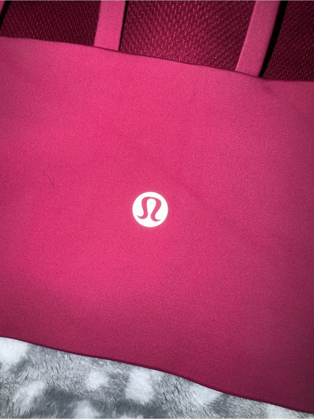Lululemon Cloud Raspberry Red Bra - Picture 3 of 6